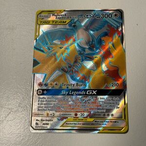 Pokemon Moltres & Zapdos & Articuno GX Full Art